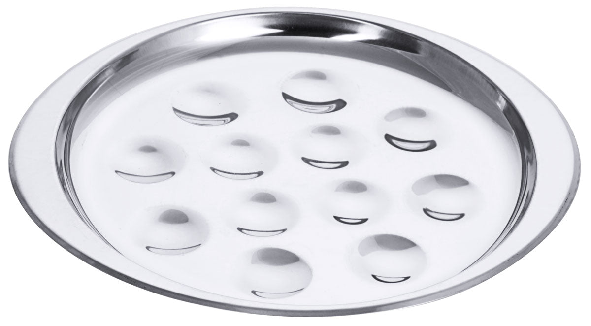 Contacto Edelstahl Schneckenplatte 12 Schnecken 