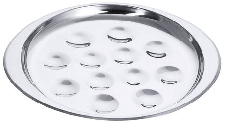 Contacto Edelstahl Schneckenplatte 12 Schnecken 