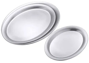 Edelstahl Serviertablett oval 20 cm - CPGASTRO