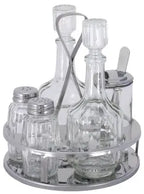 Edelstahl Menage 5-teilig S/P E/Ö Senf - CPGASTRO