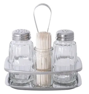 Edelstahl Menage Salz/Pfeffer Stocher - CPGASTRO