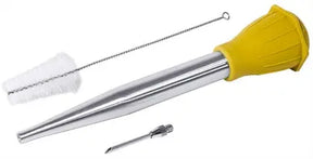 Edelstahl Bratensaftspritze mit Bürste - CPGASTRO