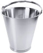 Contacto Edelstahl Eimer mit Bodenreifen 15 l 