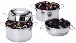 Edelstahl Muschel-Serviertopf 18 cm - CPGASTRO