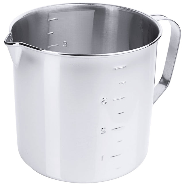 Contacto Edelstahl Messbecher zylindrisch 4 l 