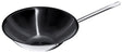 Wok Edelstahl mehrschichtig flacher Boden, Antihaft Contacto - CPGASTRO