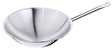 Wok Edelstahl mehrschichtig runder Boden Contacto - CPGASTRO
