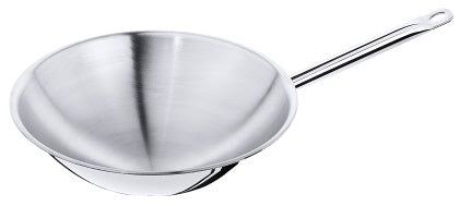 Wok Edelstahl mehrschichtig runder Boden Contacto - CPGASTRO