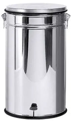 Edelstahl Tretabfallbehälter 80 l - CPGASTRO