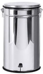 Edelstahl Tretabfallbehälter 80 l - CPGASTRO