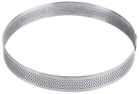 Edelstahl Tortenring perforiert 15 cm - CPGASTRO