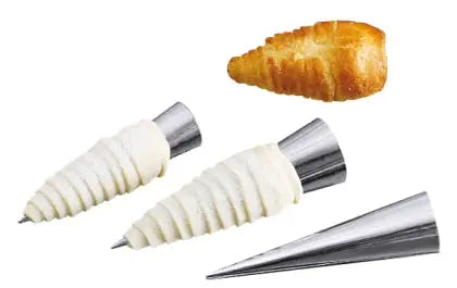 Edelstahl Schillerlockenform 3 cm - CPGASTRO