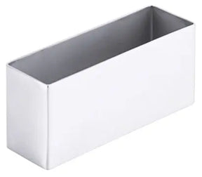 Edelstahl Mousseform rechteckig 10x3 cm - CPGASTRO