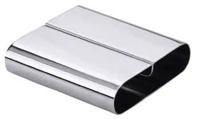 Edelstahl Kartenhalter 8 cm x 8 cm - CPGASTRO