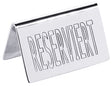 Tischschild RESERVIERT beidseitig beschriftet Contacto - CPGASTRO
