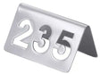 Tischnummernschild dreistellig mit ausgestanzten Ziffern - CPGASTRO