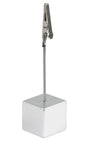 Contacto Kartenhalter 11 cm Würfel mit Krokodilklemme