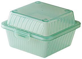 Eco-Takeouts Behälter grün für Hamburger 12 x 13 x 8 cm 24er Pack - CPGASTRO