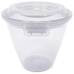 Eco-Takeouts Behälter weiß Suppen-/Soßen-/Beilagen groß 12er Pack - CPGASTRO