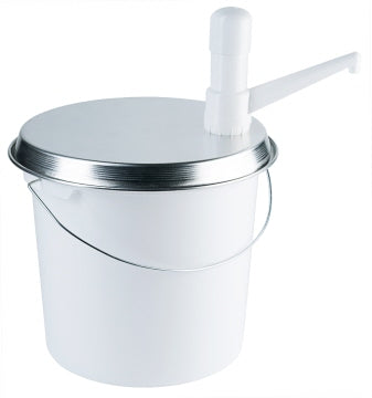 Eimer 10l mit Deckel und Pumpe Contacto - CPGASTRO