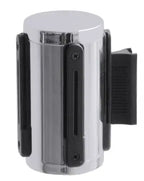 Edelstahl Gurtabsperrpfosten Band black - CPGASTRO