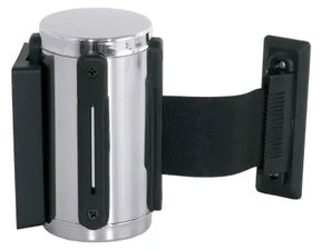 Edelstahl Absperrband schwarz incl. Wandhalterung - CPGASTRO