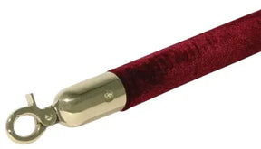 Abgrenzungsseil rot 150 cm mit goldfarbener Öse - CPGASTRO