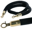 Abgrenzungsseil, schwarz 150cm mit goldfarbener Öse Contacto - CPGASTRO