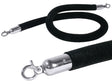 Abgrenzungsseil schwarz 150 cm mit verchromten Beschlägen Contacto - CPGASTRO