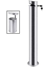 Edelstahl Standascher zur Bodenmontage - CPGASTRO