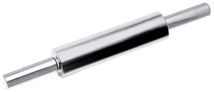 Teigrolle aus Edelstahl 47 cm mit starren Griffen - CPGASTRO
