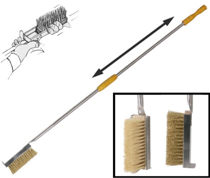 Pizzaofen-Bürste 175 cm Messingborsten Contacto - CPGASTRO