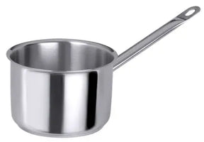 Edelstahl Stielkasserolle hoch Ø 12-28cm Schüttrand Rohrgriff hochglänzend - CPGASTRO