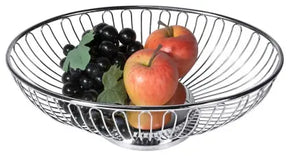 Edelstahl Brot-/Obstkorb oval - CPGASTRO