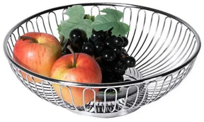 Edelstahl Brot-/Obstkorb 25 cm - CPGASTRO