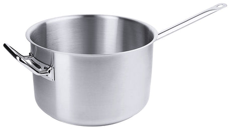 Contacto Edelstahl Stielkasserolle hoch 28 cm mit Gegengriff