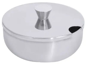 Edelstahl Zuckerdose 10 cm Deckel mit Ausschnitt - CPGASTRO