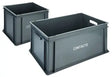 Stapel-Transportkasten flach 60 x 40 x 21,5 cm grau - CPGASTRO