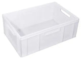 Stapelkasten weiß Lebensmittelecht Höhe 21,5 bis 42cm 60 x 40 cm flach - CPGASTRO