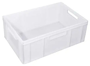 Stapelkasten weiß Lebensmittelecht Höhe 21,5 bis 42cm 60 x 40 cm flach - CPGASTRO