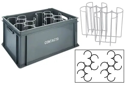 Kaffeetassenspender 8 Röhren für Tassen bis 88 mm - CPGASTRO