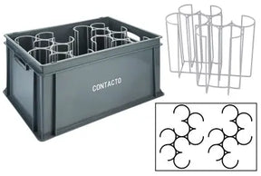 Kaffeetassenspender 8 Röhren für Tassen bis 88 mm - CPGASTRO
