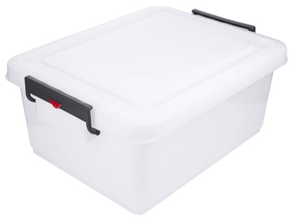 Transportbehälter 40 l, weiß mit Klemmbügel-Deckel Contacto - CPGASTRO