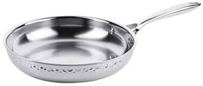 Edelstahl Bratpfanne 24 cm mit Hammerschlag-Oberfläche - CPGASTRO