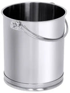 Edelstahl Eimer zylindrisch 10 bis 15 Liter ohne Deckel - CPGASTRO