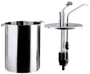 Dispenser rund 10 l mit Behälter ohne Griffe - CPGASTRO