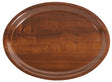 Ovales Tablett 29 x 21 cm Nussbaum, nicht rutschfest Contacto - CPGASTRO