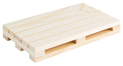 Holzpalette 15 x 9 cm, natur Contacto - CPGASTRO