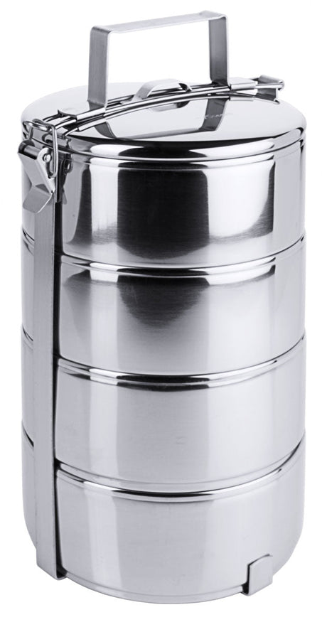 Contacto Edelstahl Etagen-Essenträger 4-teilig 16 cm