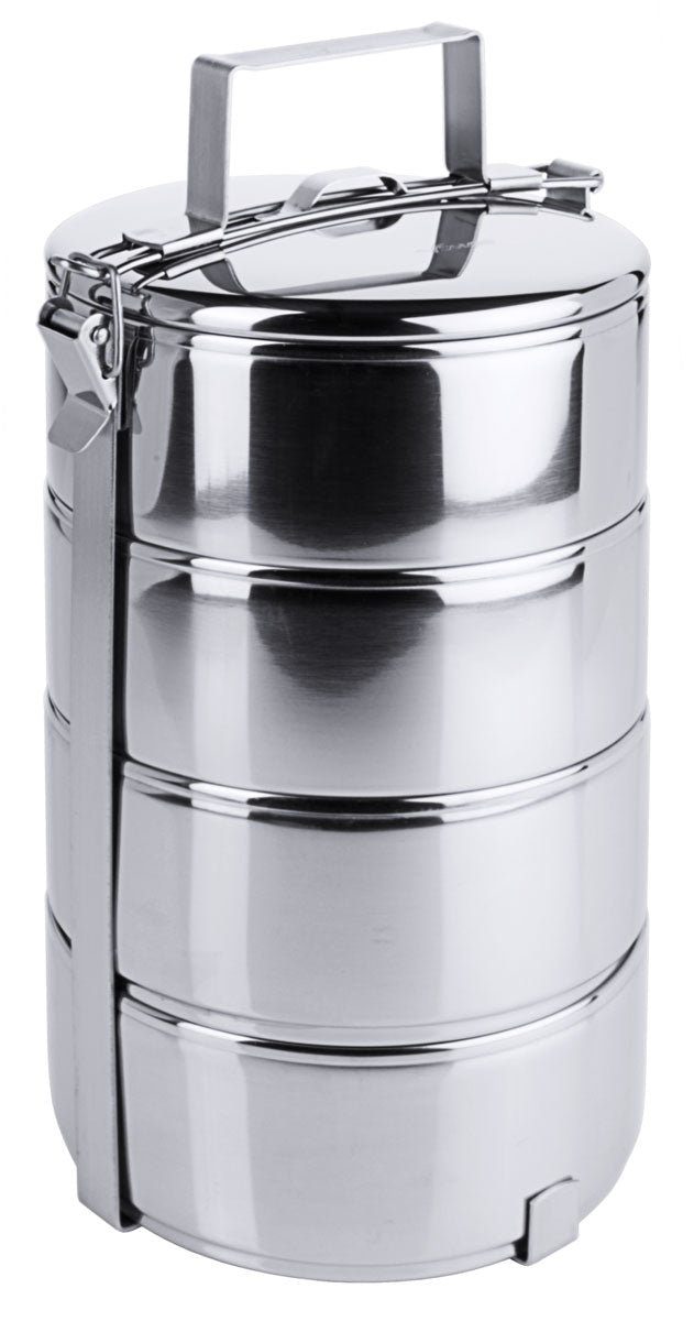 Contacto Edelstahl Etagen-Essenträger 4-teilig 16 cm